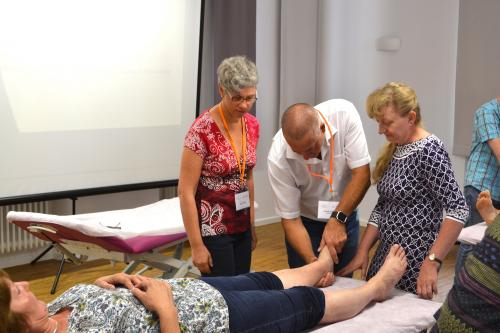 Marion Raab und Lutz Scheuerer Osteopathie Workshop